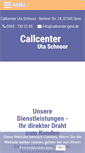 Mobile Screenshot of callcenter-gera.de
